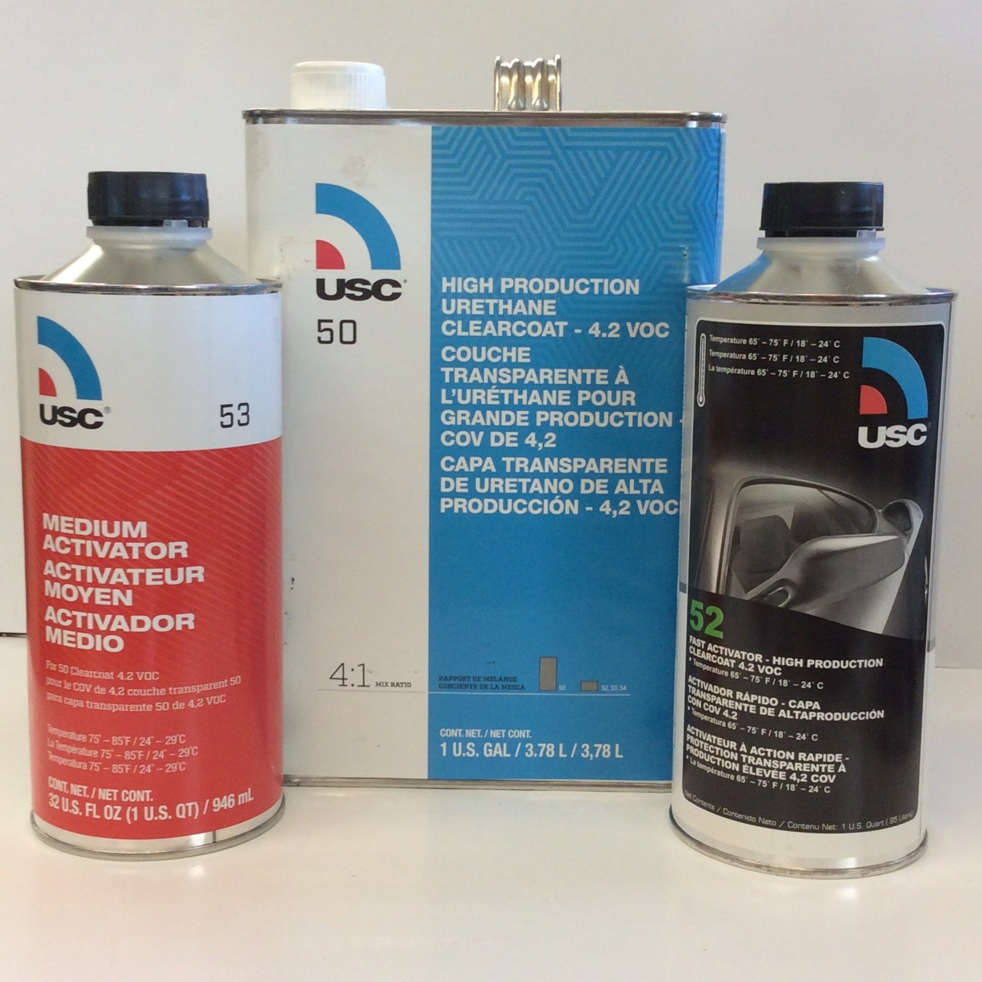 usc clearcoat set gl qt 50 with 52 or 53 109 . 95